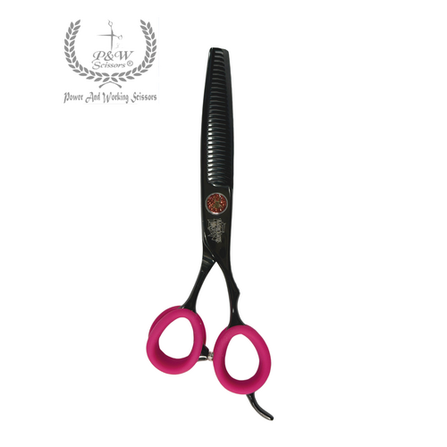 P&W Black Widow 6inch 30T Double Thinning Scissors