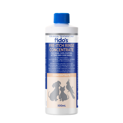 Fidos 500ml Pyrethrin Flea Rinse Concentrate